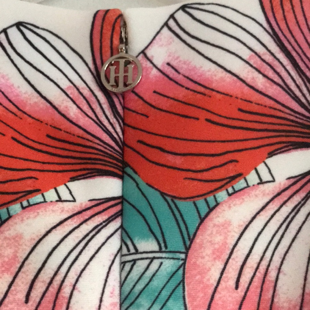 TommyHilfiger short sleeves fully lined midi dress - Picture 5 of 6